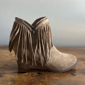 Western fringe booties size 8.5